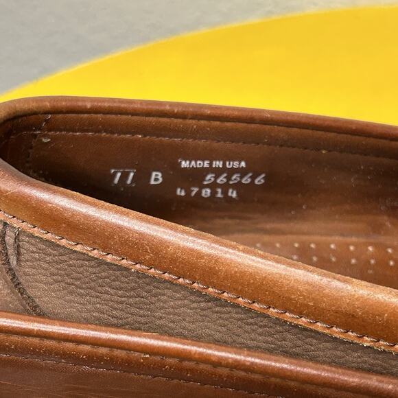 Allen Edmonds Chatham Tassel Loafers Men\'s Size 11 B Leather & Nubuck